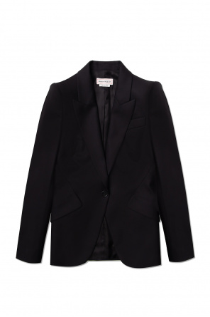Alexander McQueen draped sleeves buttoned blouse
