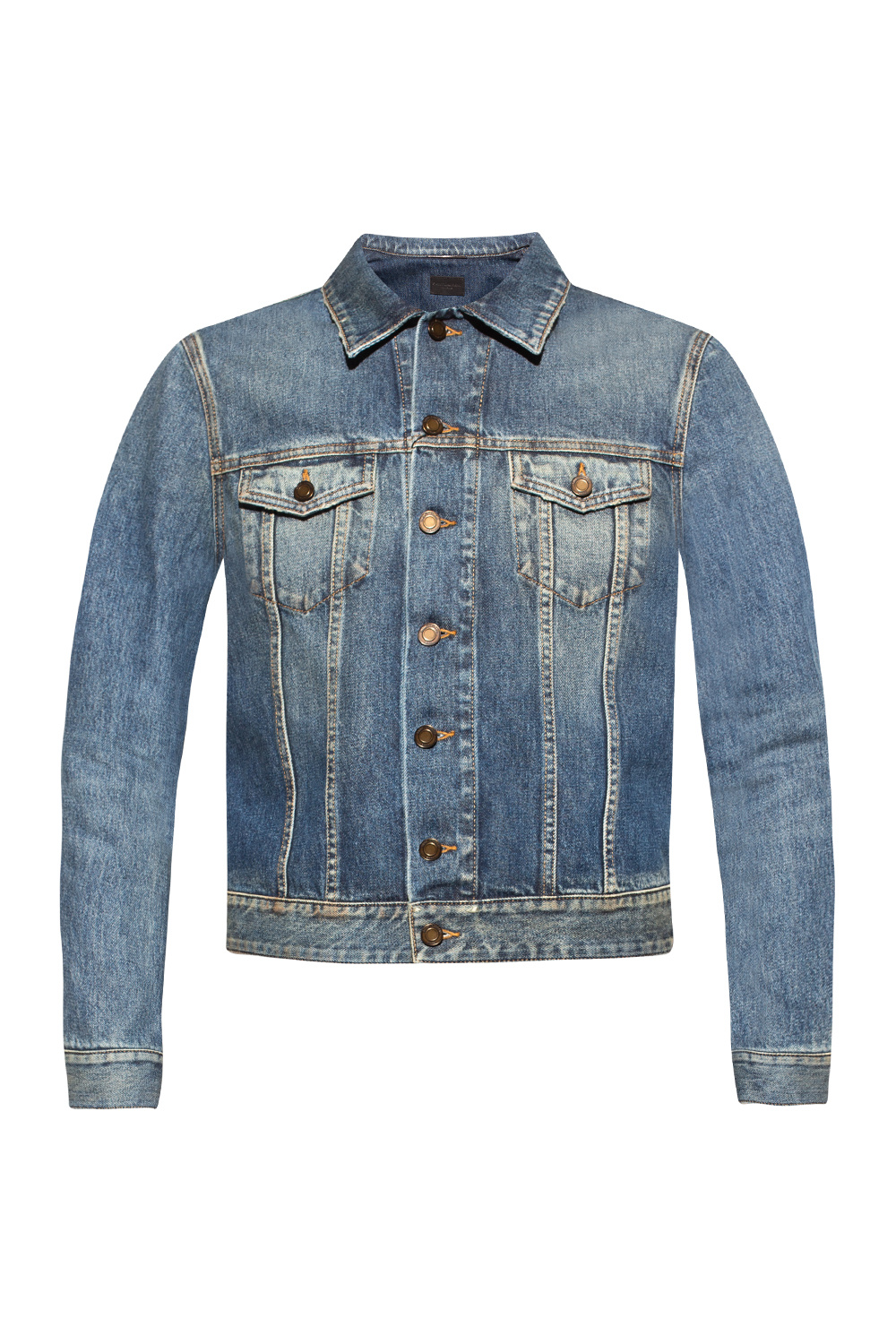 Saint Laurent Distressed denim jacket