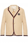 Gucci beige Logo blazer