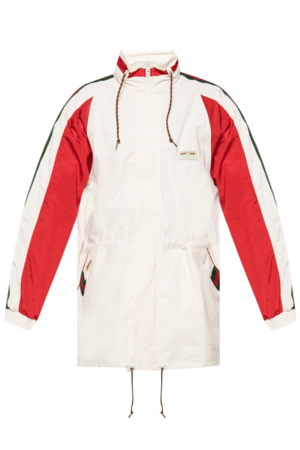 gucci Season Rain jacket with ‘Web’ stripes