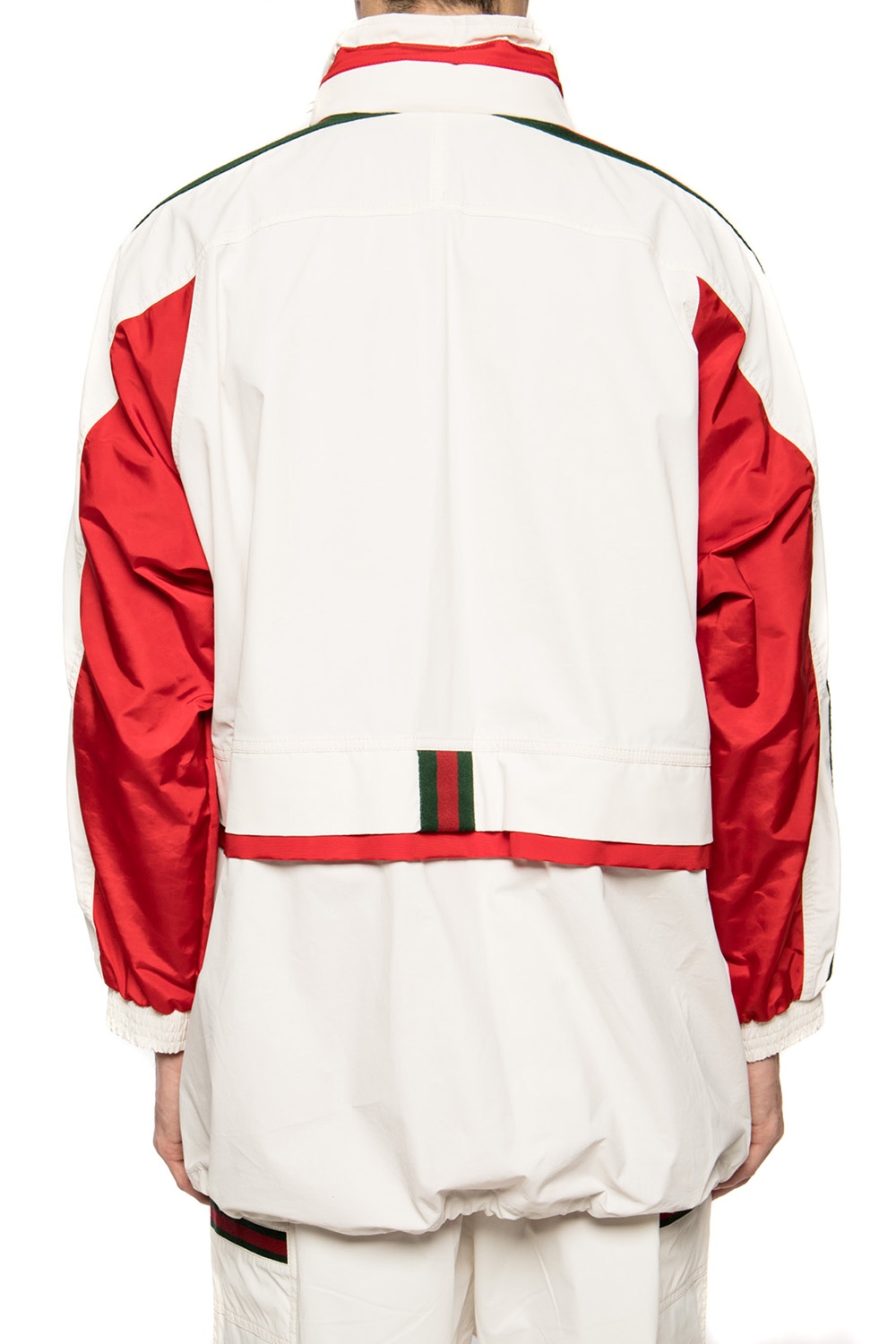 gucci Season Rain jacket with ‘Web’ stripes