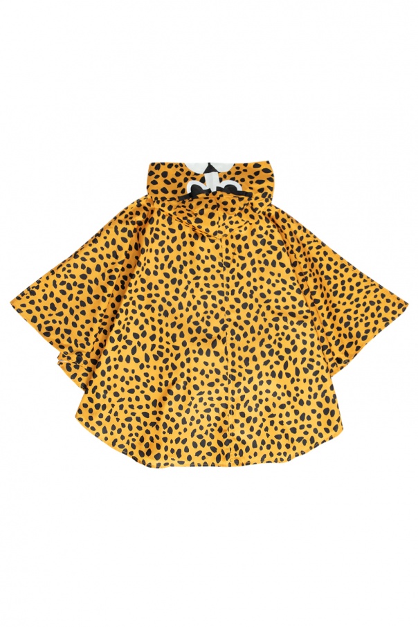 Stella McCartney Kids Leopard-printed poncho
