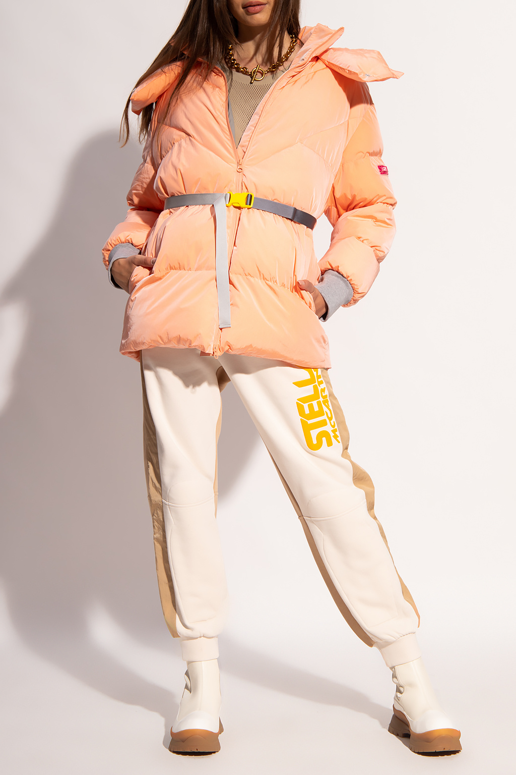 Stella McCartney Quilted jacket with logo