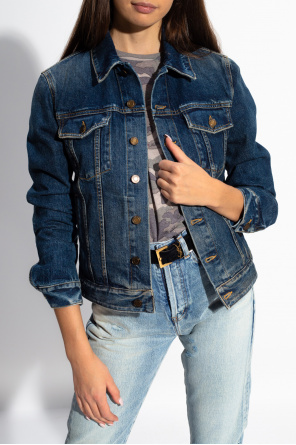 Saint Laurent Distressed denim jacket