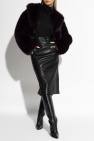 STAND STUDIO PURPLE Shearling coat Samara