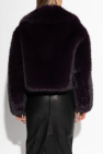 STAND STUDIO PURPLE Shearling coat Samara