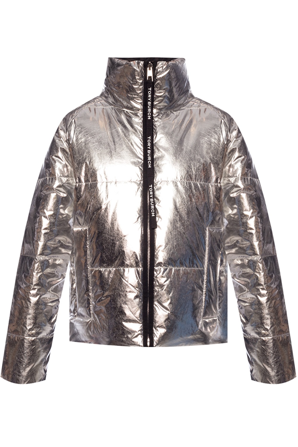 Silver Reversible down jacket Tory Burch - Vitkac GB