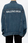 Balenciaga KIRIN OPEN BACK HOODIE SWEAT BLACK SILVE