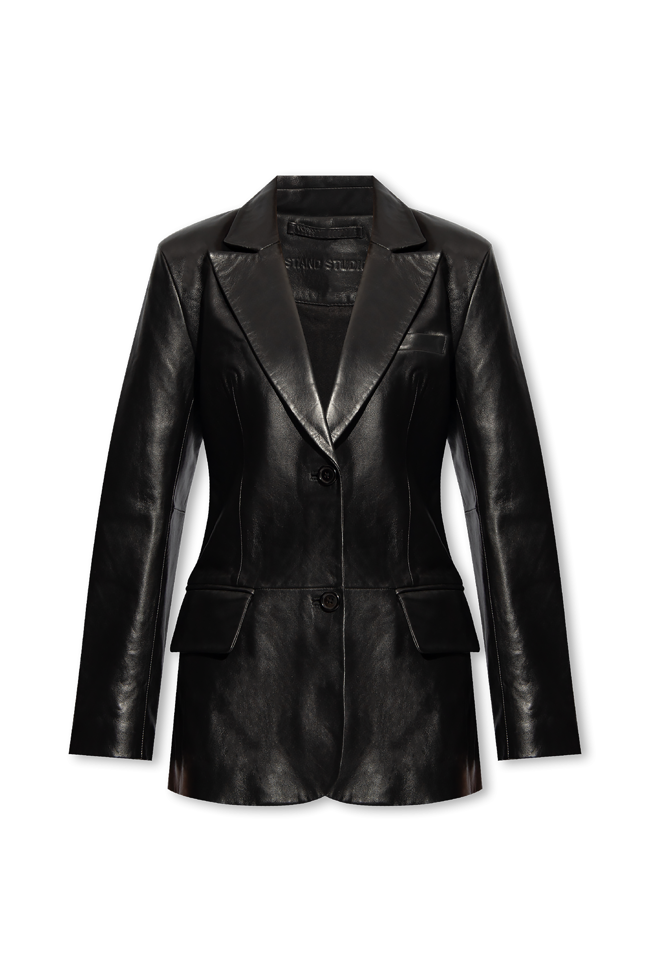 STAND STUDIO ‘Iggy’ leather blazer