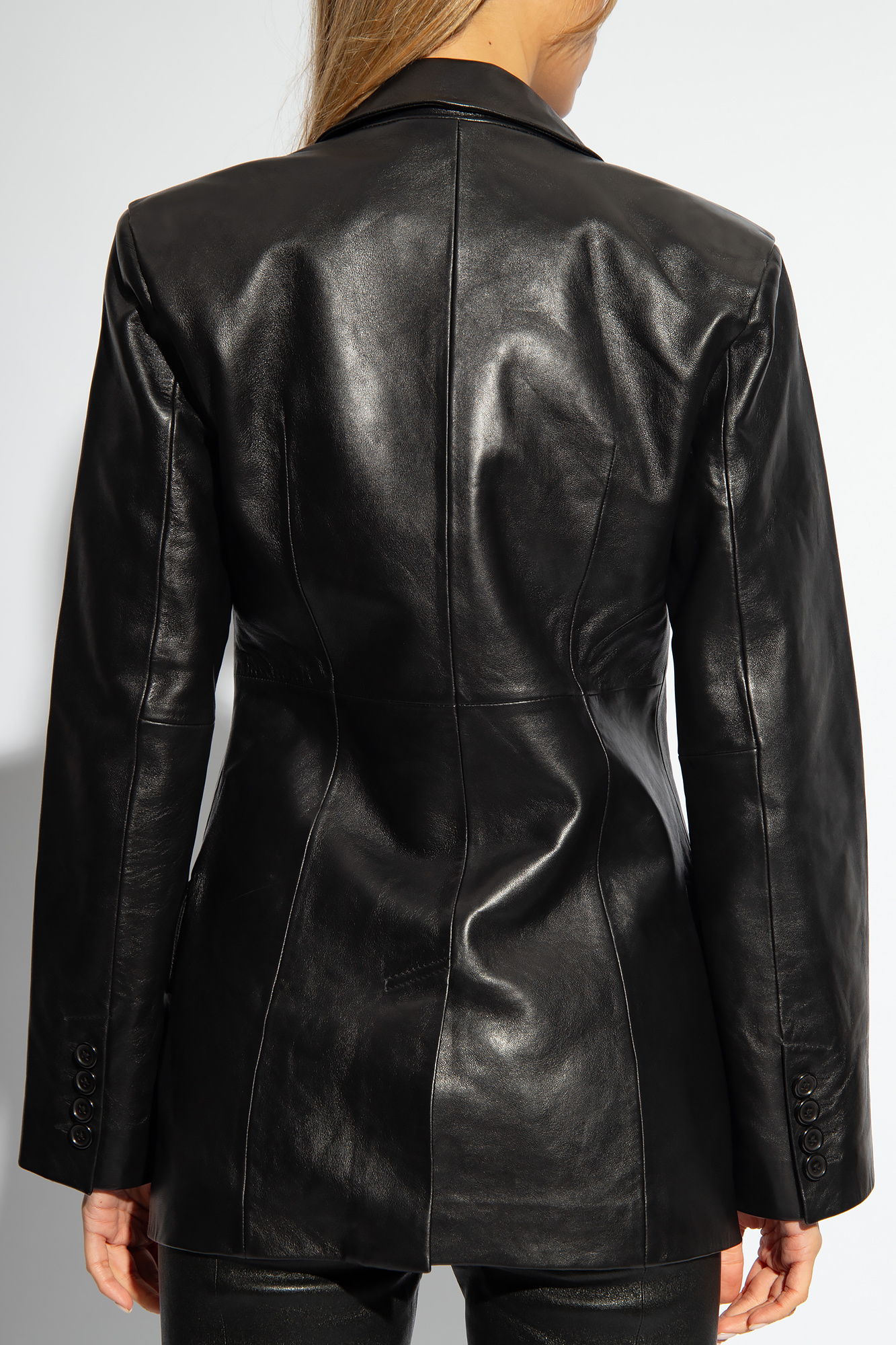 STAND STUDIO ‘Iggy’ leather blazer