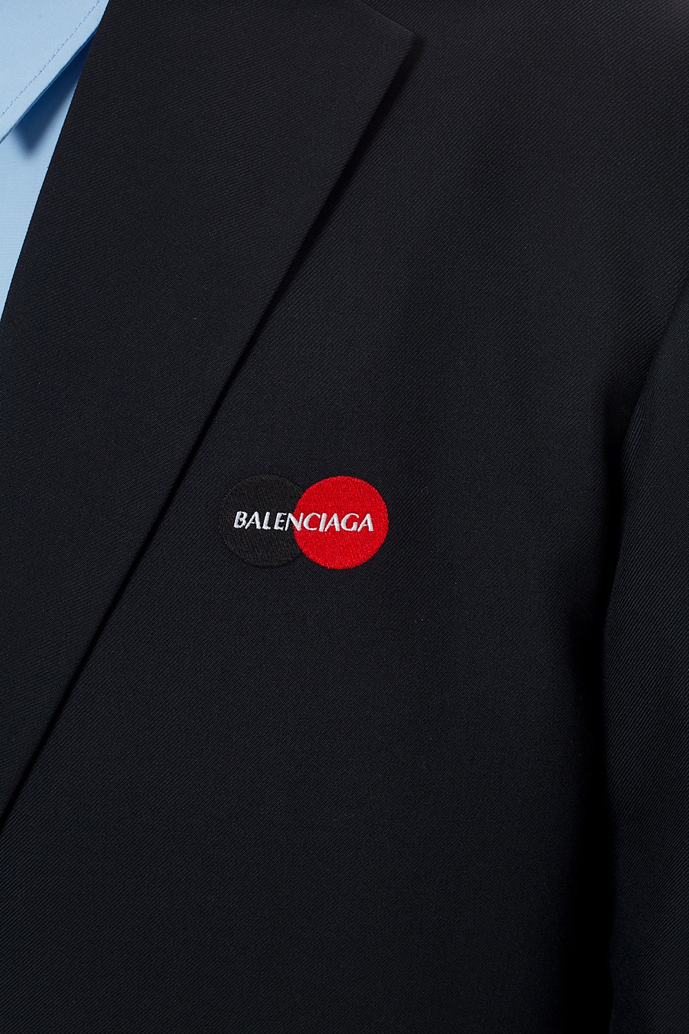 Black Singlebreasted crinkledsatin jacket  Balenciaga  MATCHESFASHION UK