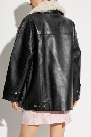 STAND STUDIO Leather jacket Emelia