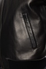 Gucci Leather monogram jacket