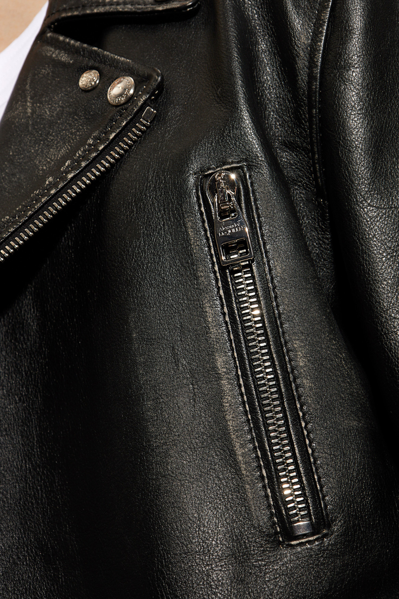 Alexander McQueen Leather biker jacket