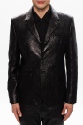 Saint Laurent Leather jacket with notch lapels