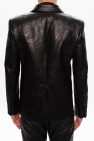 Saint Laurent Leather jacket with notch lapels