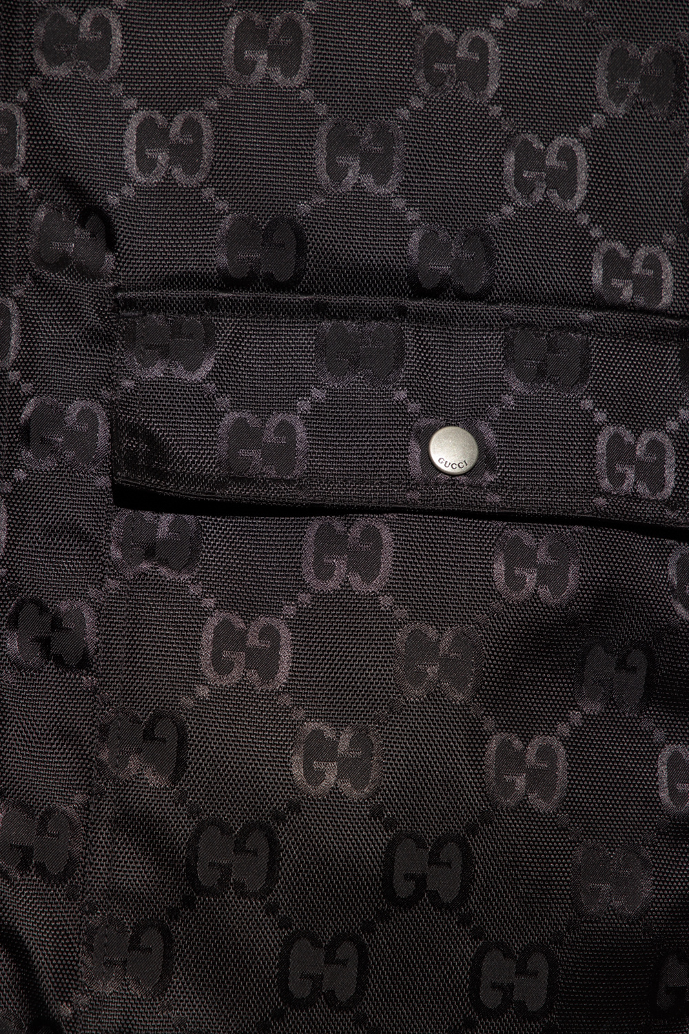 Gucci Black & Off-White GG Monogram Jeans