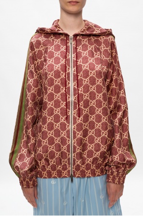 Gucci Jedwabna kurtka z logo