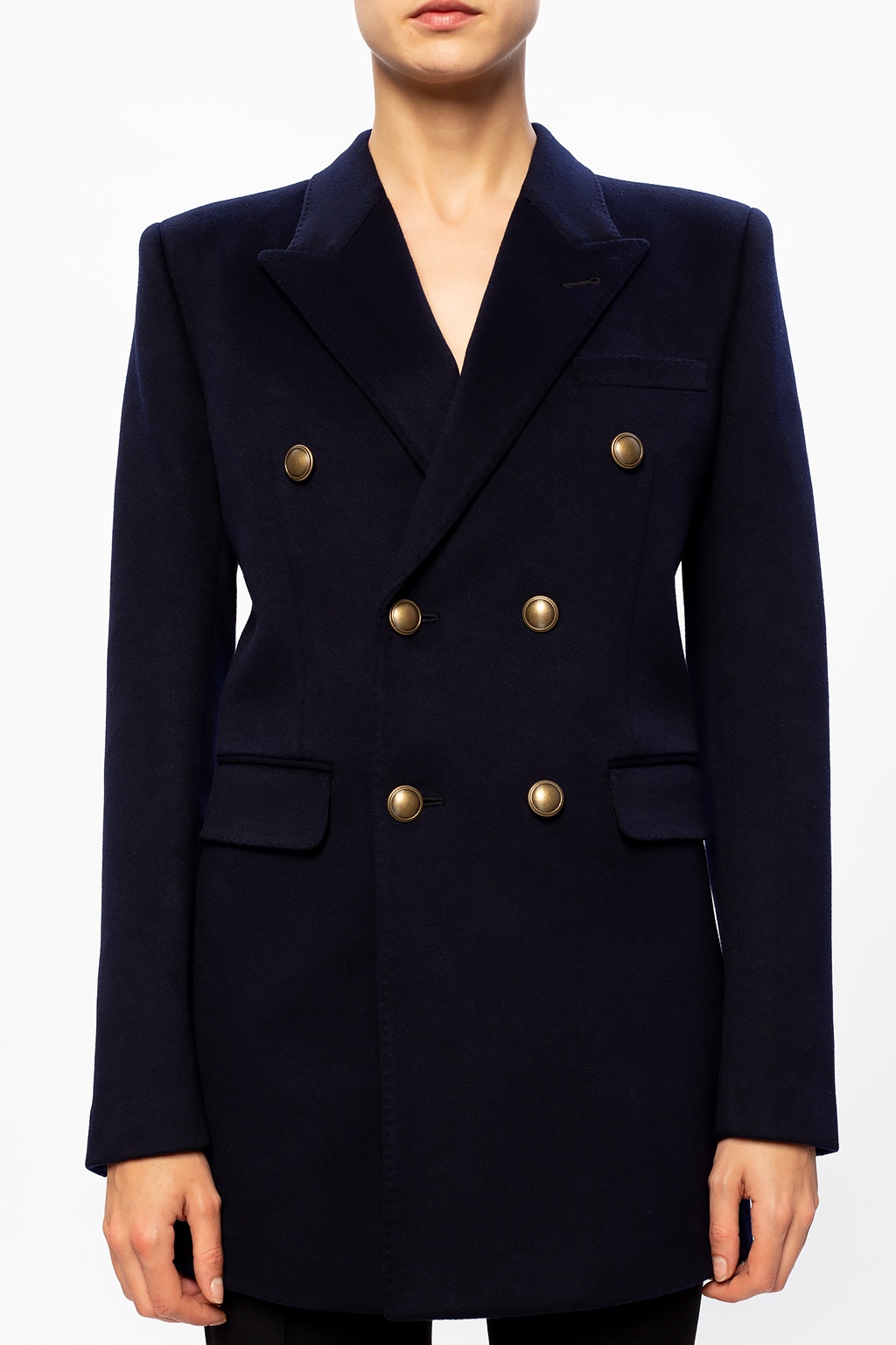 Jacket With Buttons Saint Laurent Gov Us - roblox german trench coat