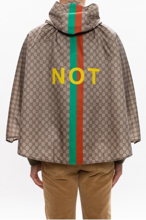 gucci pearls Patterned cape