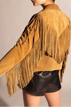 Saint Laurent Fringed suede jacket