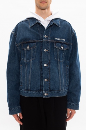 Balenciaga Denim jacket with logo