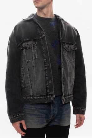 Balenciaga Washed-out denim jacket