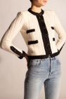 Saint Laurent cream Cardigan with pockets