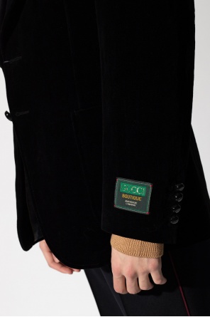 gucci bomber Blazer with peaked lapels