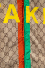 Gucci Kids Gucci intarsia-logo striped cotton jumper