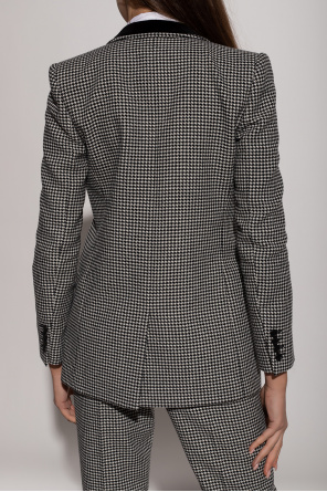 Saint Laurent Houndstooth blazer