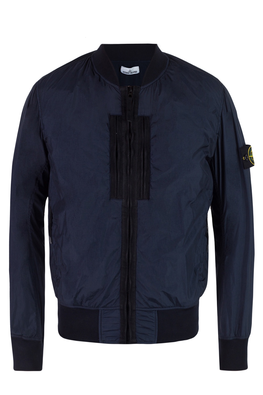 stone island blue bomber jacket