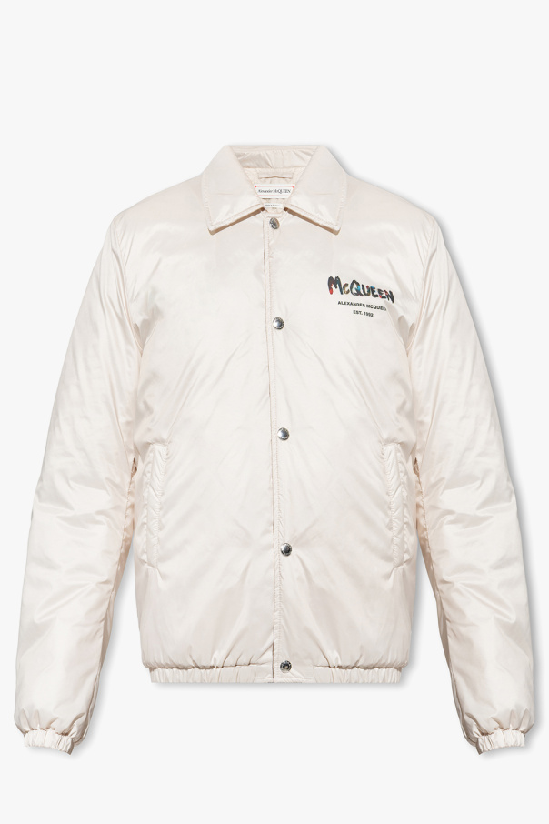 Alexander McQueen Bomber jacket with logo