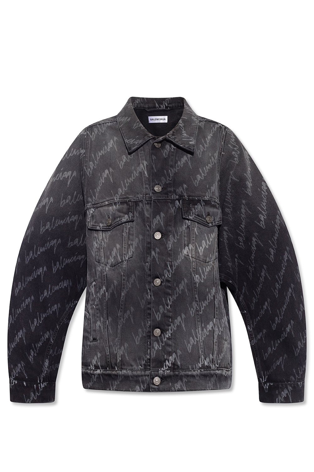 Balenciaga Denim jacket with wide sleeves