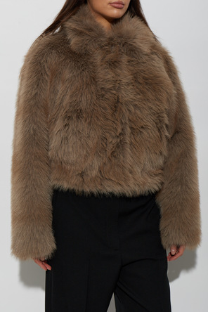 STAND STUDIO Fake fur coat ‘Lena’