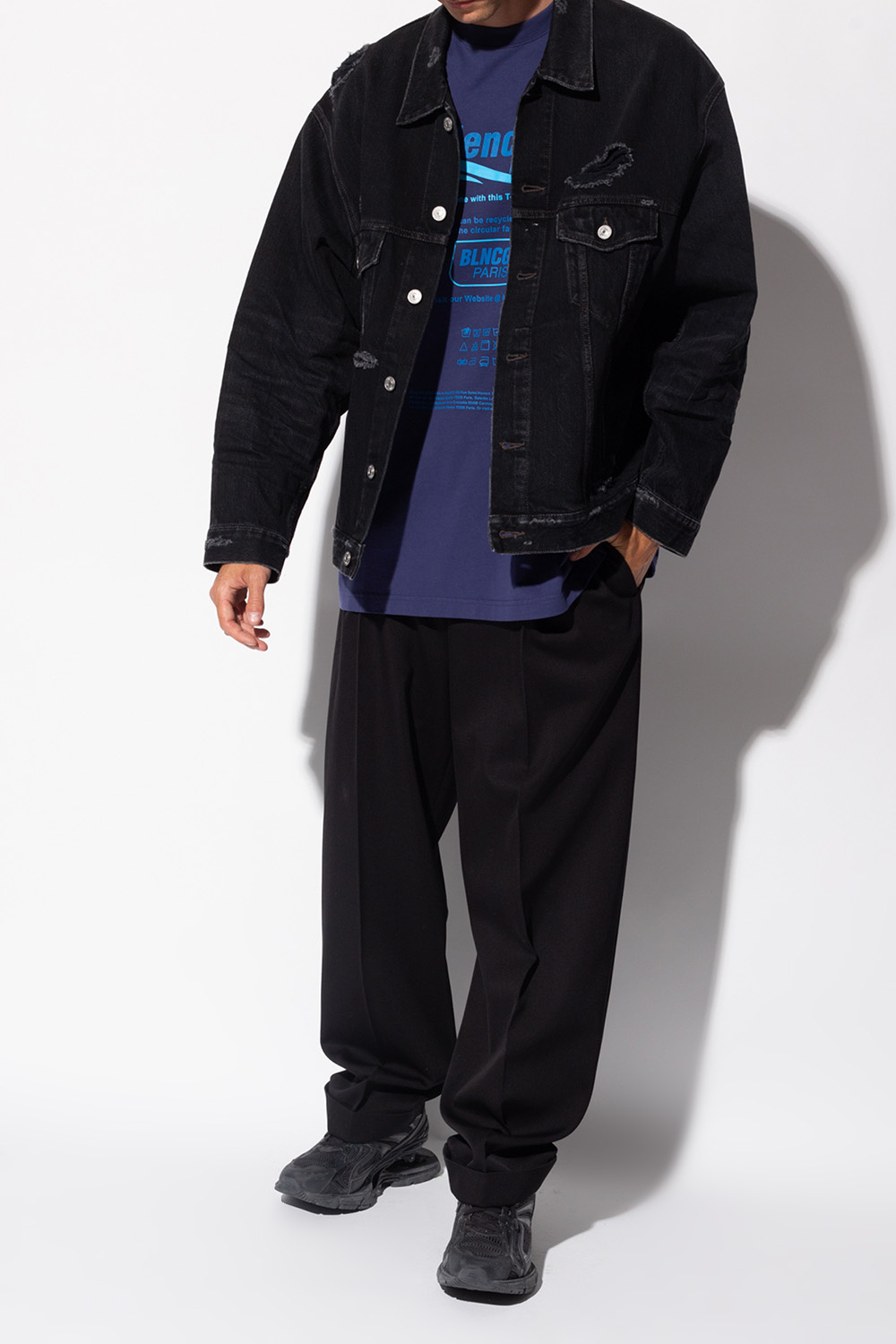 Pinpoint Fryse fredelig Balenciaga Denim jacket | Men's Clothing | Vitkac