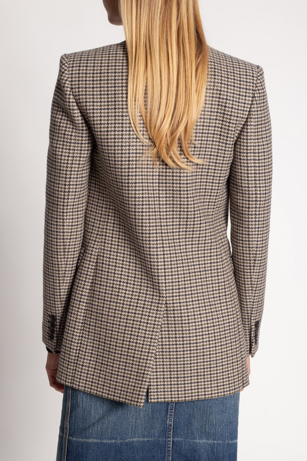 Saint Laurent Houndstooth blazer