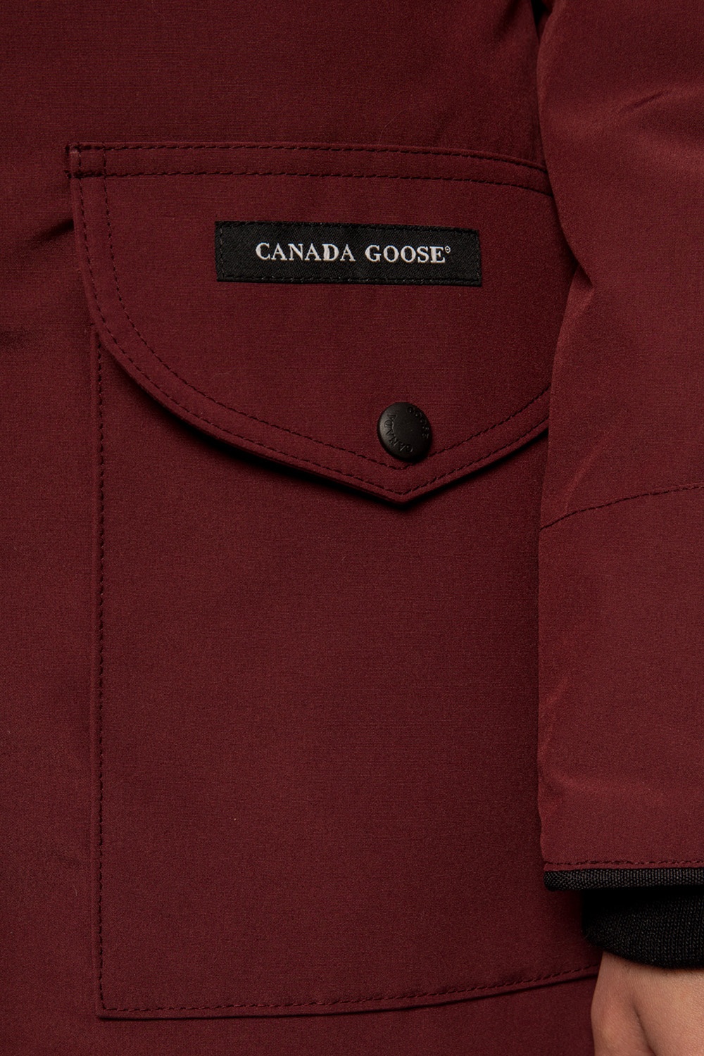 Canada Goose ‘Trillium’ logo-patched Stretched jacket
