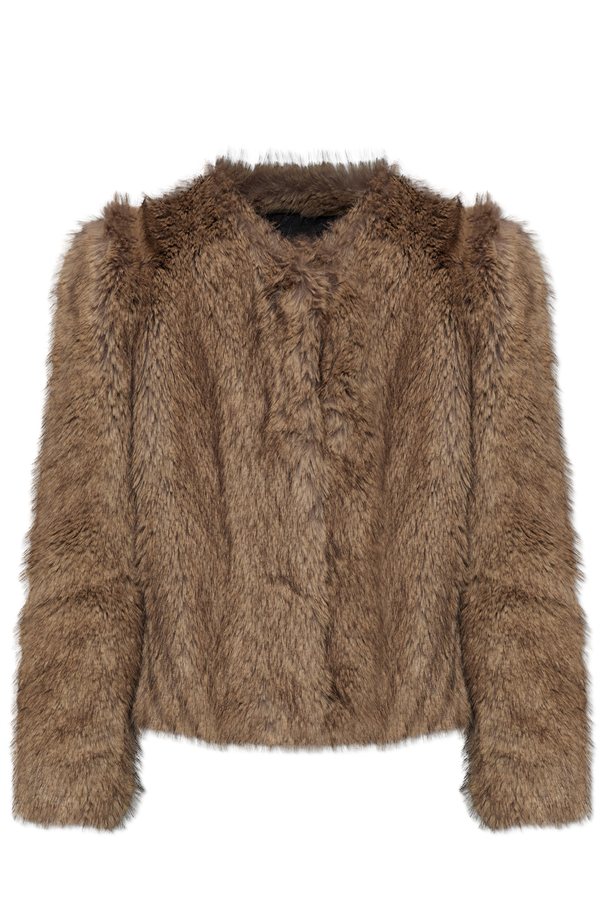 ‘Sadie Cropped’ faux fur jacket od STAND STUDIO