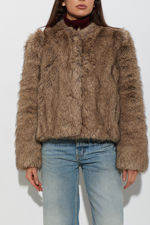 STAND STUDIO ‘Sadie Cropped’ faux fur jacket