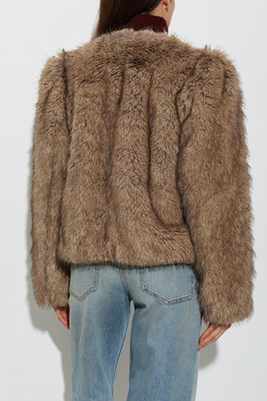 STAND STUDIO ‘Sadie Cropped’ faux fur jacket