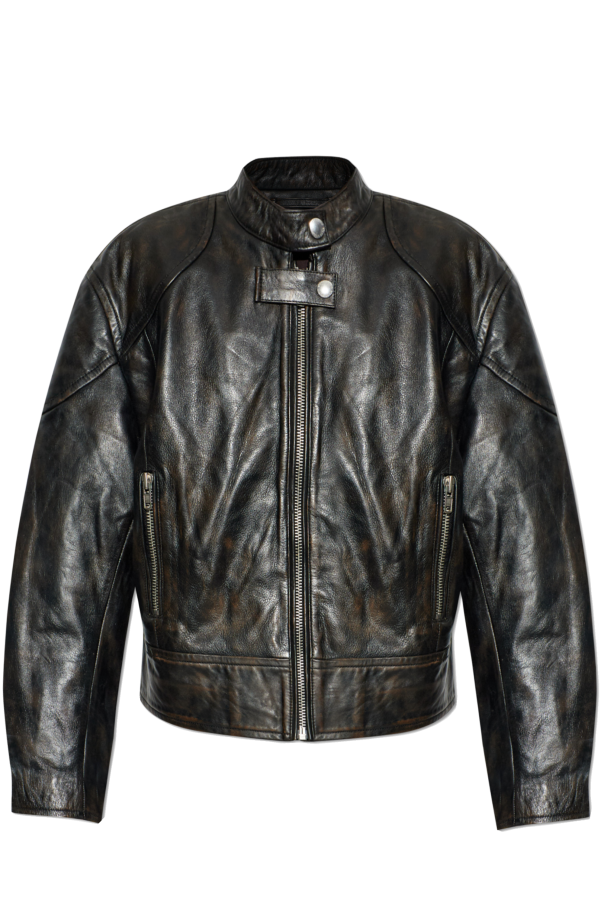 Leather jacket `Alita` od STAND STUDIO