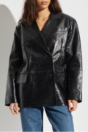 STAND STUDIO Americana de cuero "Alondra"