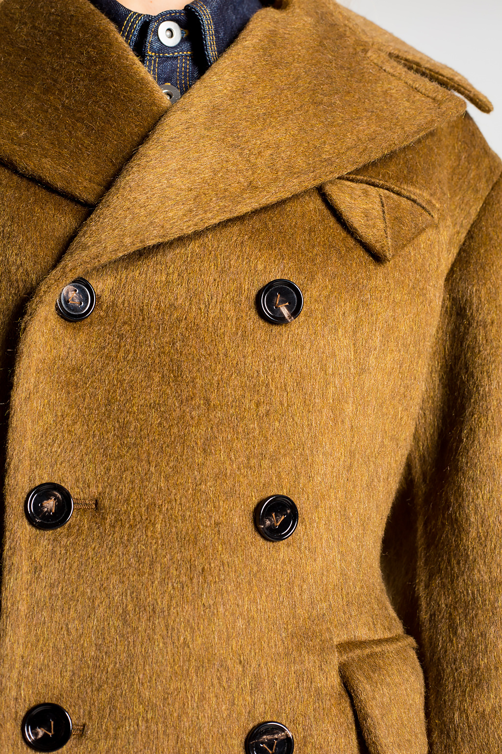 bottega stitching Veneta Double-breasted coat