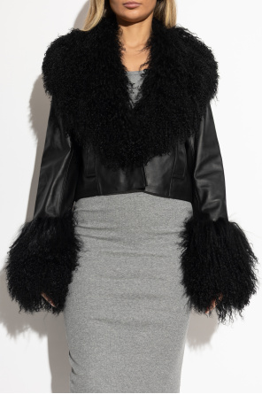 STAND STUDIO Chaqueta de cuero "Mim"