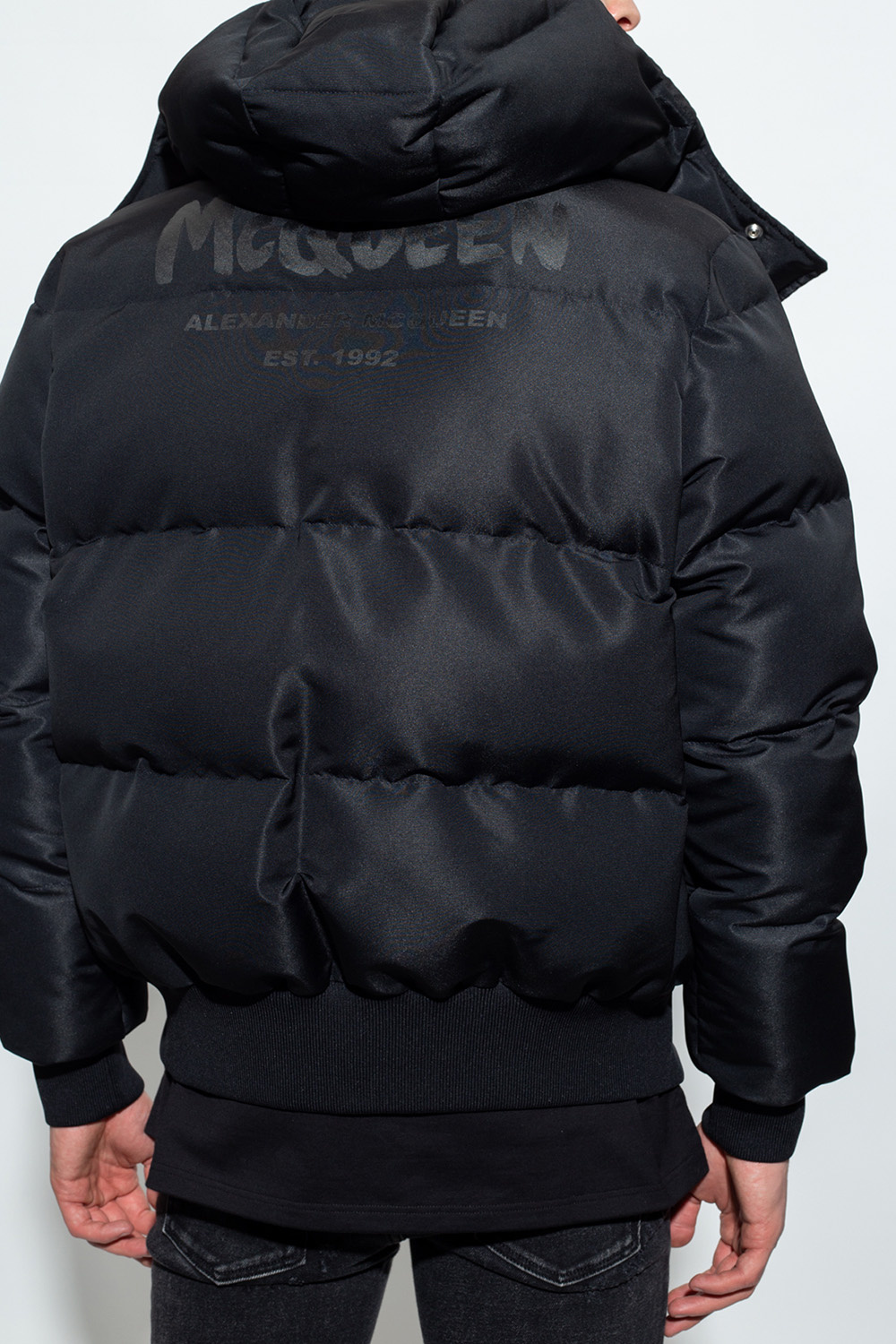 Alexander McQueen Puffer jacket with logo