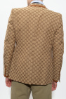 Gucci beige Blazer with logo