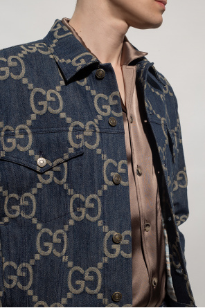 Gucci Jeansowa kurtka z kolekcji ‘Gucci Pineapple’