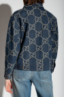 Gucci Denim jacket with Jumbo GG pattern