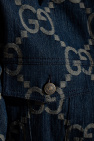 Gucci Denim jacket with Jumbo GG pattern